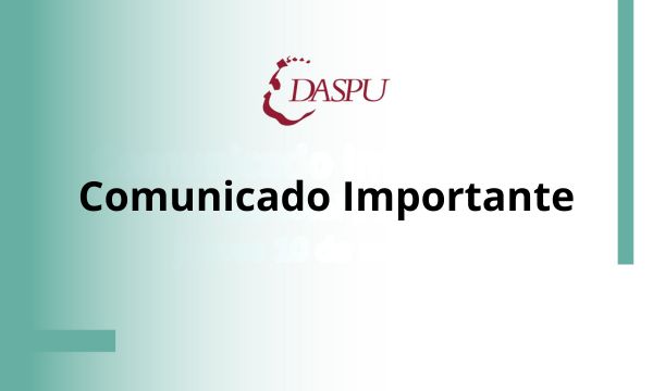 Comunicado: Viernes 12 de septiembre