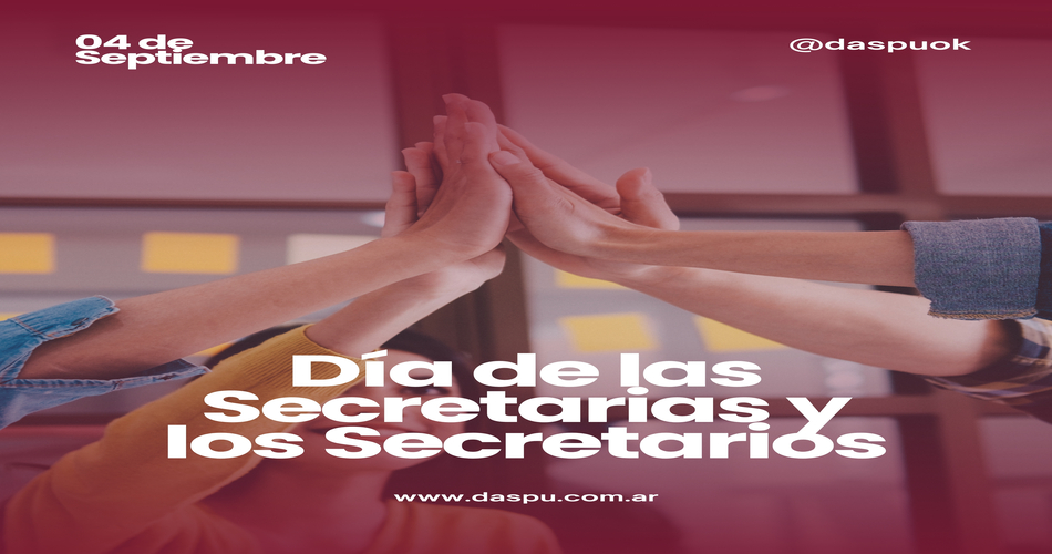 4 de septiembre – Día de las Secretarias y los Secretarios